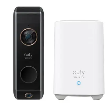 Eufy Video Doorbell Dual Camera 2K with HomeBase - Black