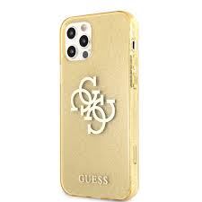 Guess TPU Glitter Hard Case for iPhone 12/12 Pro