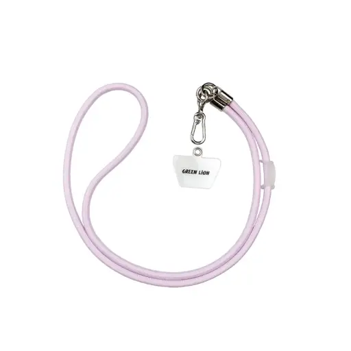 [GNNKSTRPLDPK] Green Lion Neck Strap Lanyard, Compatible with Mobile Phones - Pink