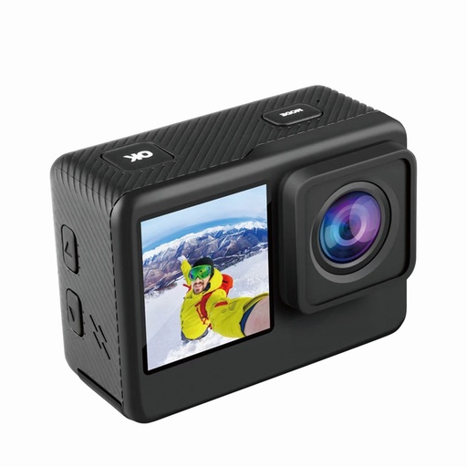 [PD-4KACAM] Porodo Lifestyle Waterproof 4K Action Camera 900mAh - Black
