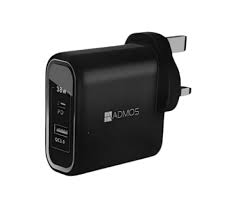 [AM-805PD] ADMOS PD+QC3.0 FAST CHARGING ADAPTER 38W AM-805