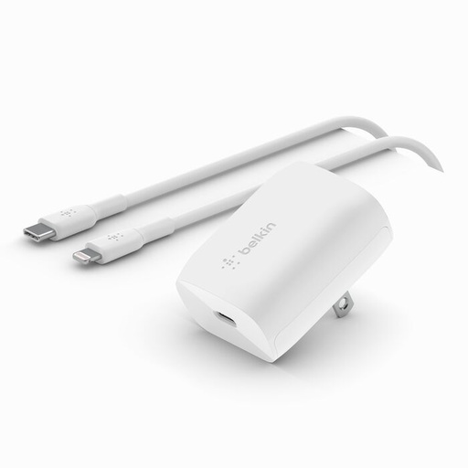 [WCA006MYWH] Belkin BoostCharge 20W USB-C Wall Charger