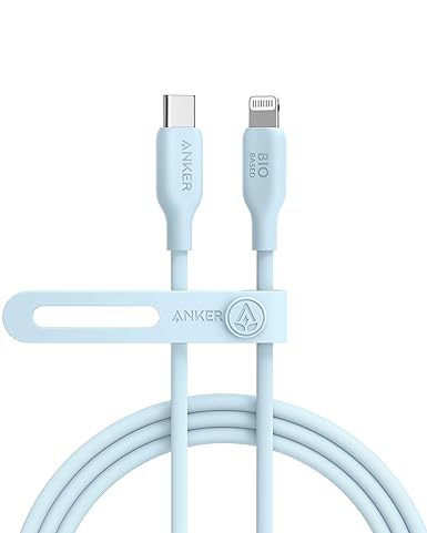 [A720C00C.CL] كابل Anker من USB-C إلى USB-C بطول 1.8 متر أبيض