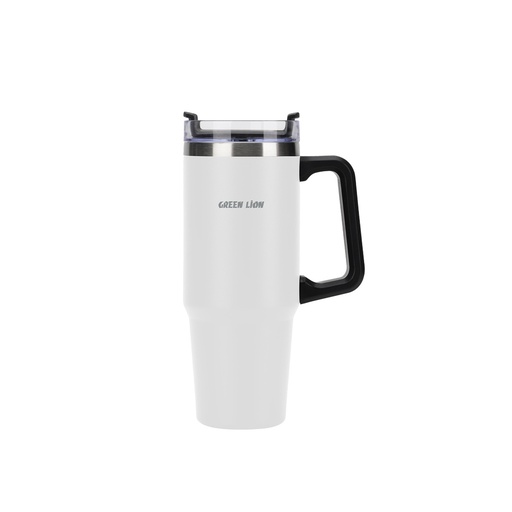 [GNVACTVMUGWH] Green Lion Vacuum Travel Mug 900ml - White
