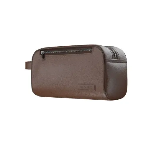 [GNLAKCLBAGBR] Green Lion Lakeshore Clutch Bag - Brown