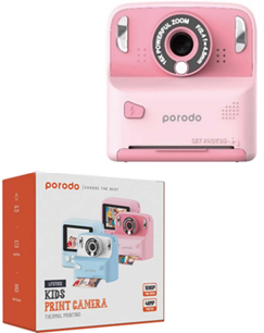 [PD-LFST012-PK] Porodo Lifestyle Kids Print Camera Thermal Printing