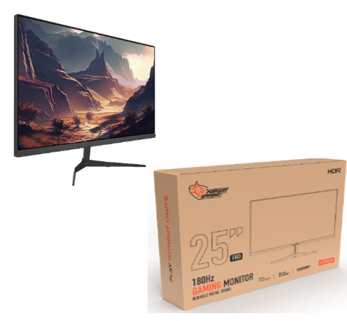 [PDX545] Porodo Gaming 25" Monitor Durable Stand