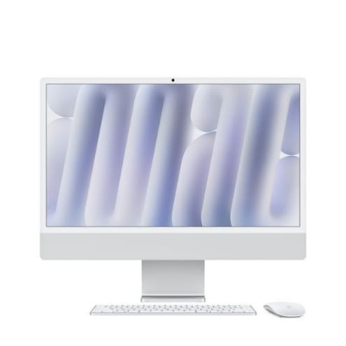 [MCR24AB/A] Apple 24" iMac with Retina 4.5K display: M4 chip, 24GB RAM, 512GB SSD- Silver