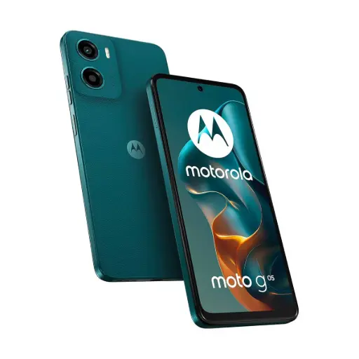 [XT2523-4] هاتف موتورولا G05 الذكي بتقنية 4G، ذاكرة 4 جيجابايت / سعة تخزين 256 جيجابايت - أخضر غابي