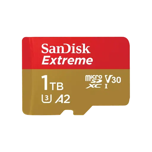  SANDISK EXTREME MICRO SDXC CARD 1TB SPEED UP TO 190 MBS