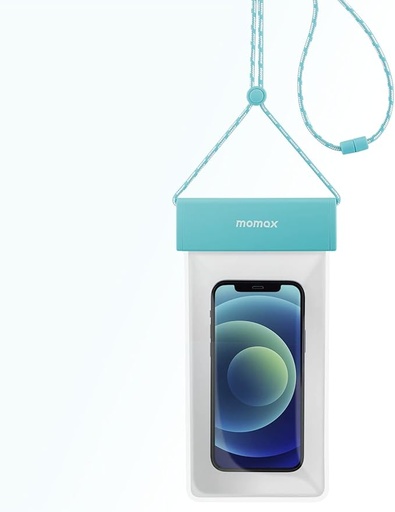 Momax - Waterproof Pouch Universal With Neck Strap Blue