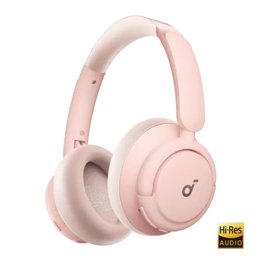 [A3028053] Soundcore Life Q30 Hybrid Active Noise Cancelling Headphones - Pink