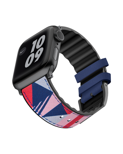 [viva-vtxlea] حزام جلدي فني من Viva Madrid Venturx لساعة Apple Watch مقاس 42/44/45/46/49 مم - Suprema