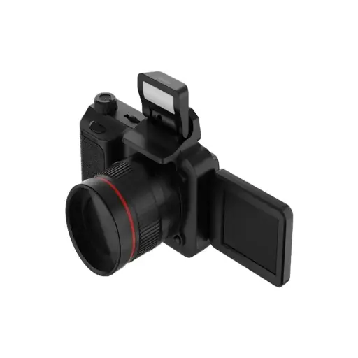 [PD-LFST078-BK] Porodo Lifestyle Digital Camera 16X Zoom | Flip Flash - Black