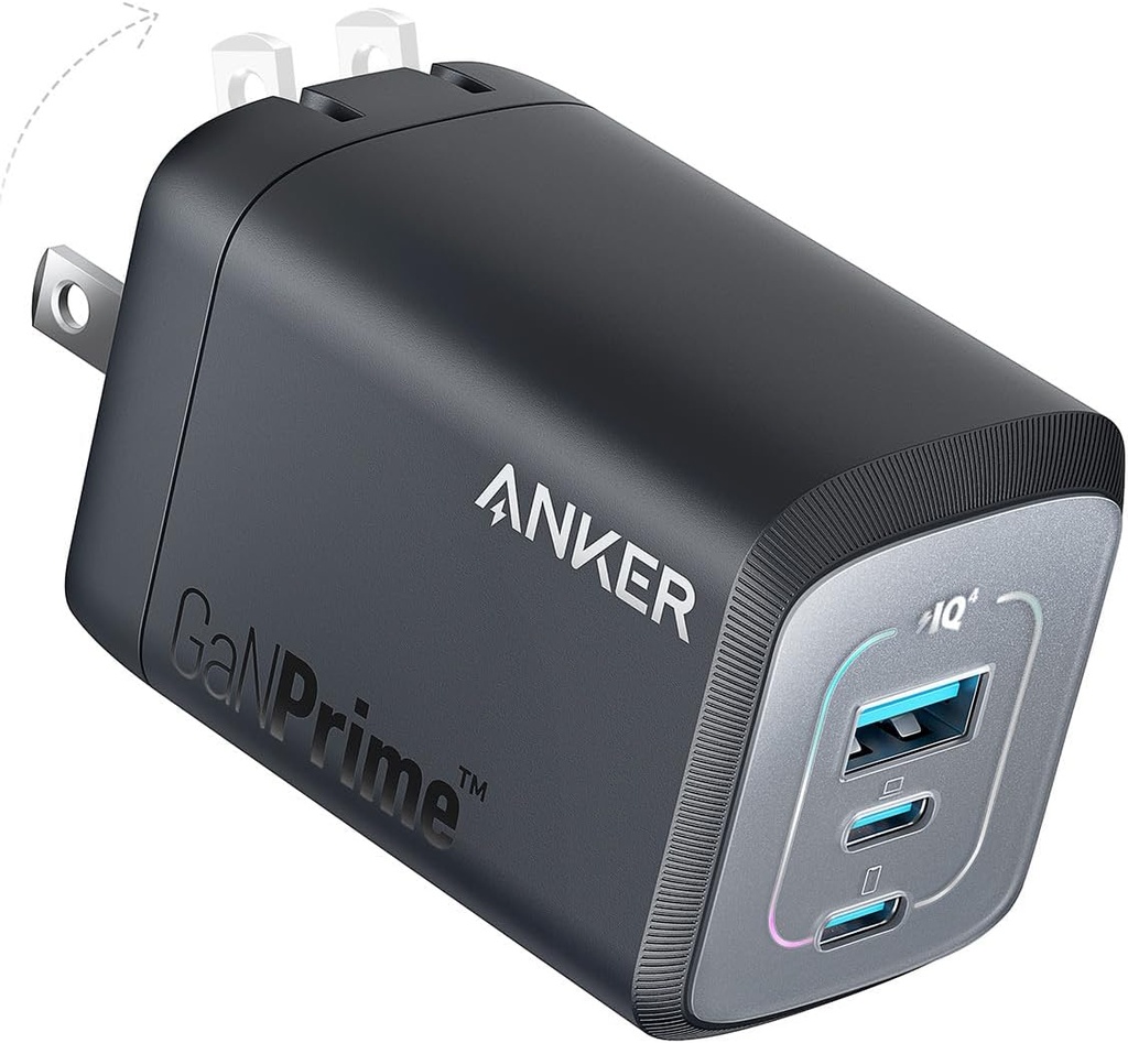ANKER PRIME ULTRA-FAST CHARGING-(100W,3PORTS, GAN)