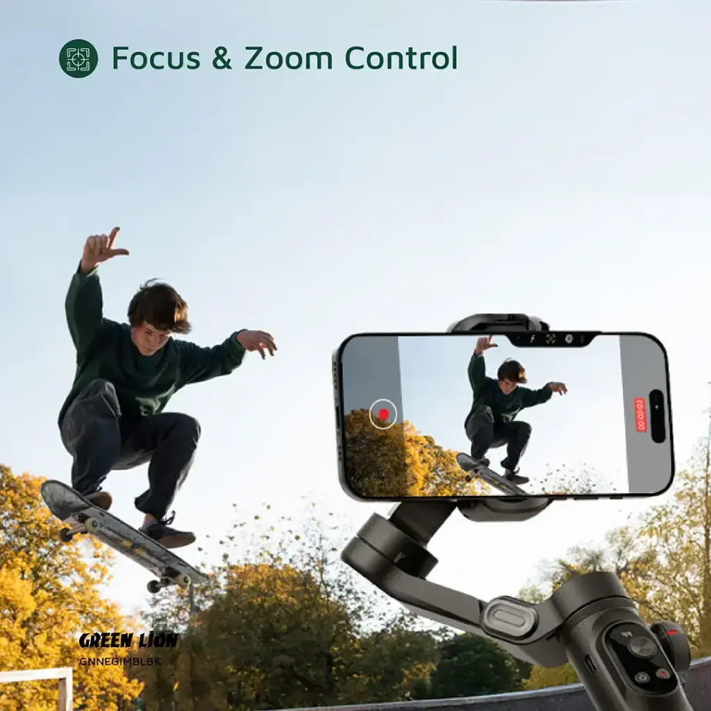 Green Lion New York Gimbal Smart Face Tracking - Black (3).webp