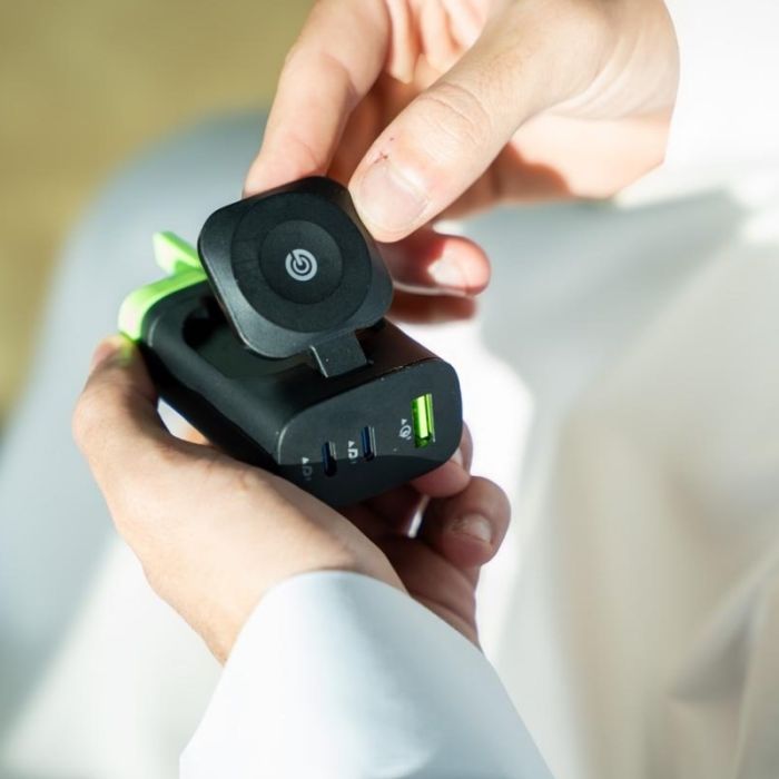 Goui Wall Charger 45W with Apple Watch Charger, Black