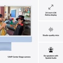 Apple 24" iMac with Retina 4.5K display: M4 chip, 24GB RAM, 512GB SSD- Blue