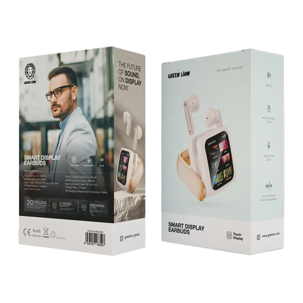 Green Lion Smart Display Earbuds.webp
