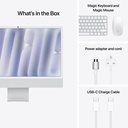 24" iMac with Retina 4.5K display: M4 chip, 16GB RAM, 512GB SSD- Silver