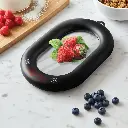 Porodo Lifestyle Glass Design Smart Kitchen Digital Scale with Real-Time App Sync - Black