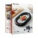 Porodo Lifestyle Glass Design Smart Kitchen Digital Scale with Real-Time App Sync - Black