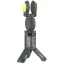 Porodo Lifestyle Foldable Lantern LED Camping Light with Tripod Base & RGB Lighting - Green