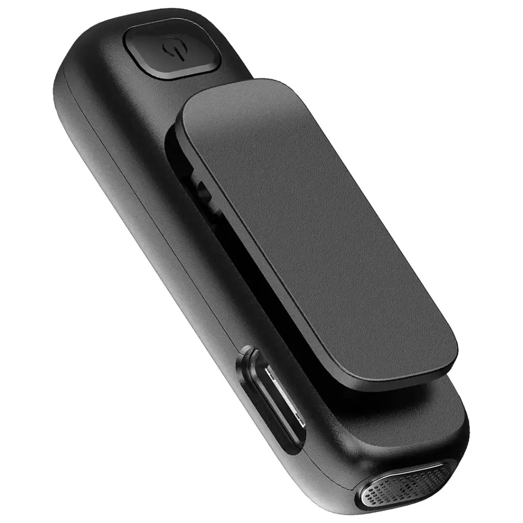 Porodo Blue Wireless Microphone - Black