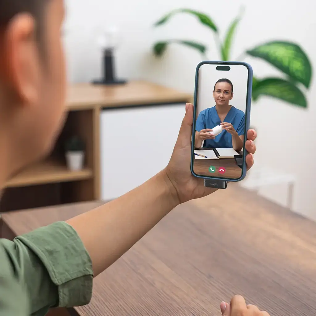 Porodo Blue Profesional Dual Wireless Microphone - Black