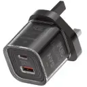 [PDFWCH101BK] Porodo Tezclarte Quick Wall Charger Dual-Port Fast Charging (_Black).webp