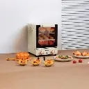 Porodo Lifestyle Vertical Design Temp Glass Mini Oven - White
