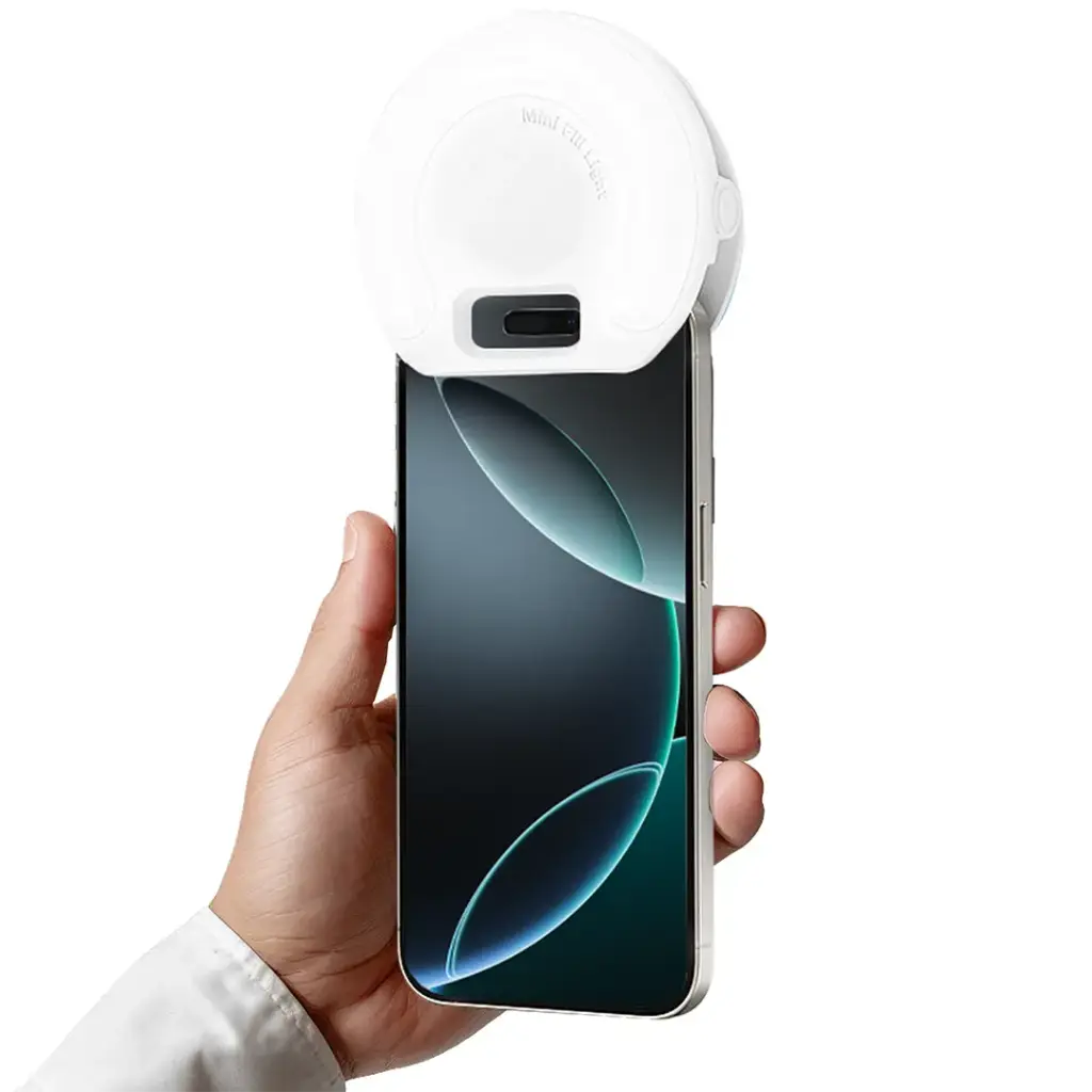 Porodo Glowring Portable Fill Light Clip-On Design - White