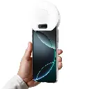 Porodo Glowring Portable Fill Light Clip-On Design - White