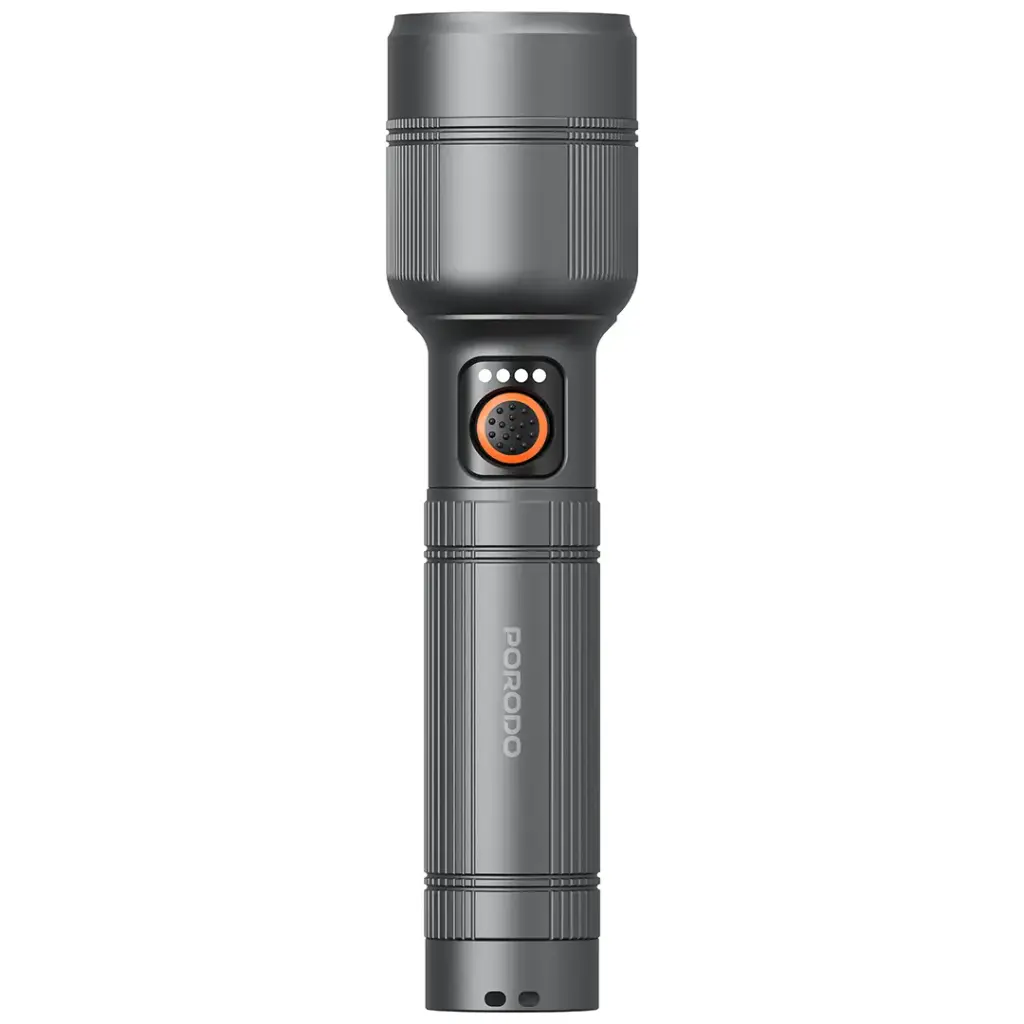 Porodo Lifestyle Lumalite 150 Rechargeable Flashlight - Gray