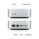 Mac mini: Apple M4 chip with 10‑core CPU and 10‑core GPU, 16GB, 256GB SSD