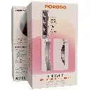 Porodo Foldable Mini Straightener Brush - Pink