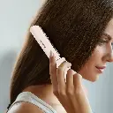 Porodo Foldable Mini Straightener Brush - Pink