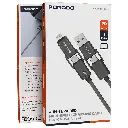 Porodo 4-In-1 Braided High-Speed Charging Cable - Black