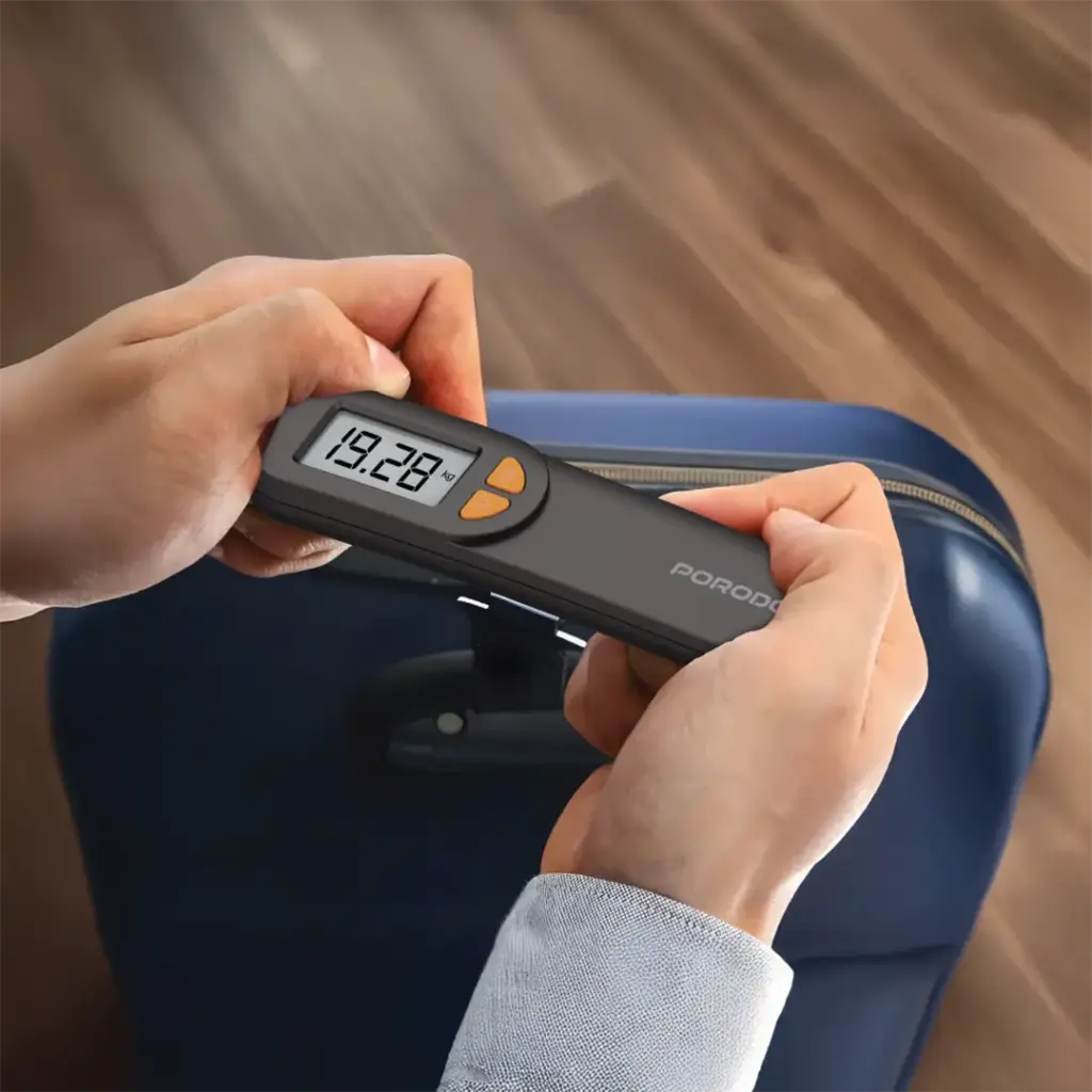 Porodo Lifestyle Accuscale High-Precision Luggage Scale - Black