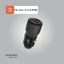 Porodo 95W Car Charger Transparent Multi-Device PD Charging