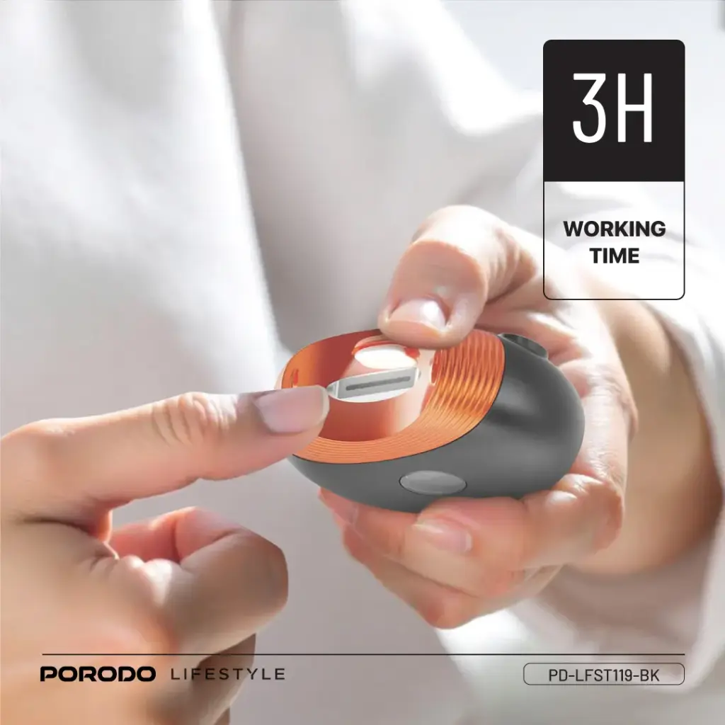 Porodo Lifestyle All-In-One Nail Trimmer Set - Black