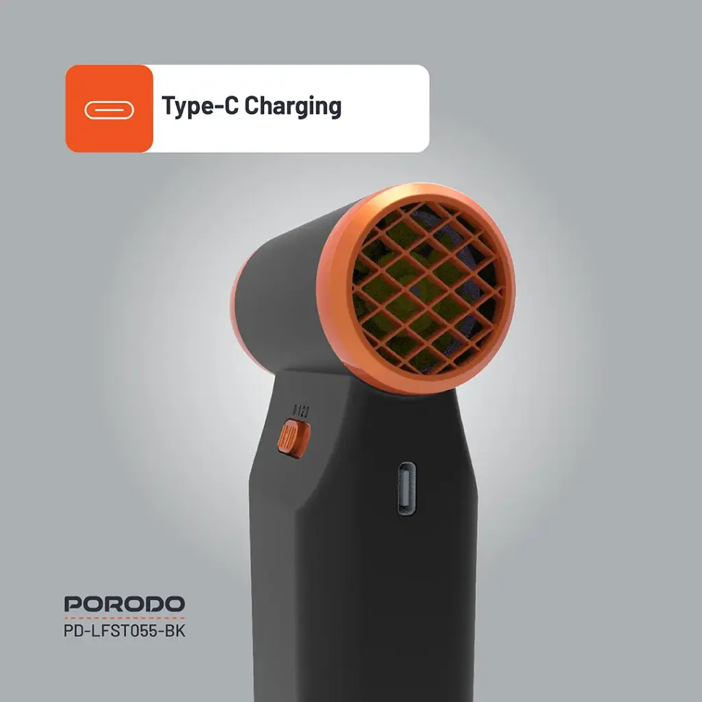 Porodo Lifestyle Turbo Jet Air Blower - Black