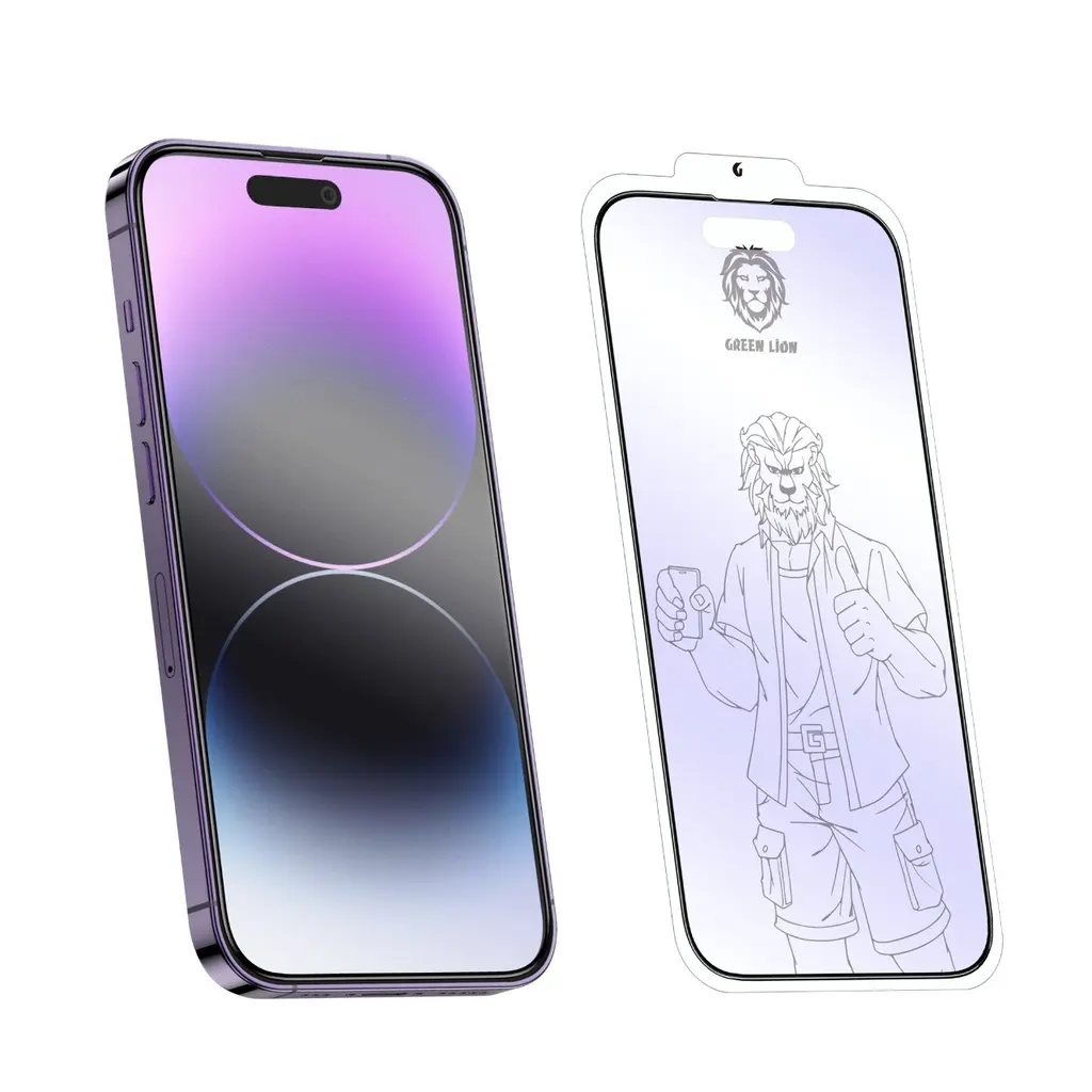 [GN9HPMGL14PMPL] Green Lion 9H Purple Protection Matte (iPhone 14 Pro Max).webp