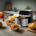 Green Lion Deluxe Air Fryer LED Touch Screen 8L - Black (4).webp