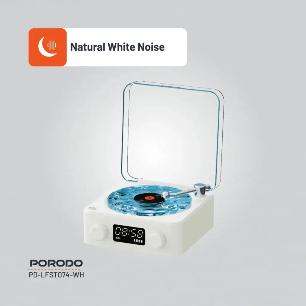 Porodo Lifestyle White Noise Portable Speaker - White