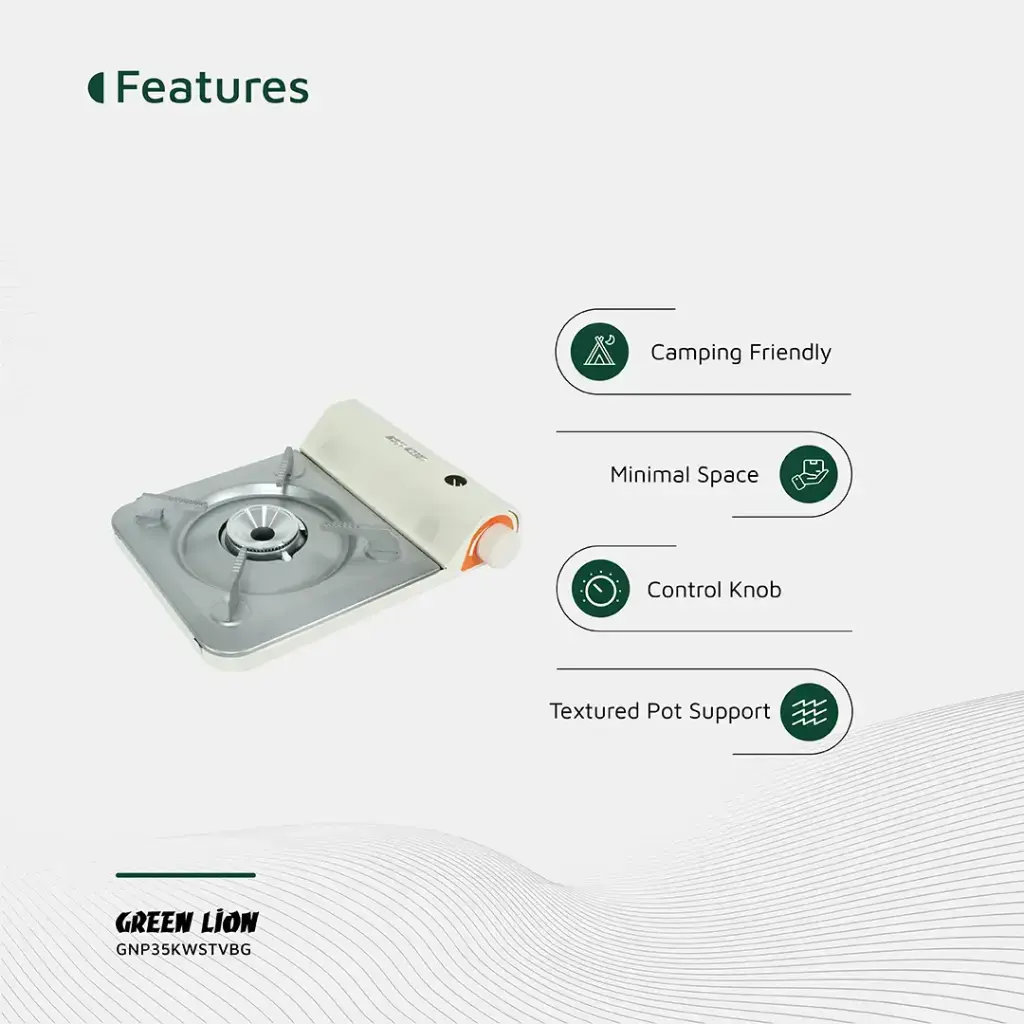 Green Lion Portable Outdoor Stove 3.5KW - Beige (3).webp