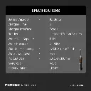 Porodo Lifestyle Water Floss & Sonic Electric Toothbrush -Black