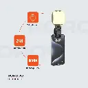 Porodo Lifestyle Clip-on Fill Light-black