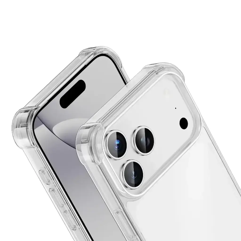 Green Lion Anti-Shock Case for iPhone 17 & Pro - Clear.webp