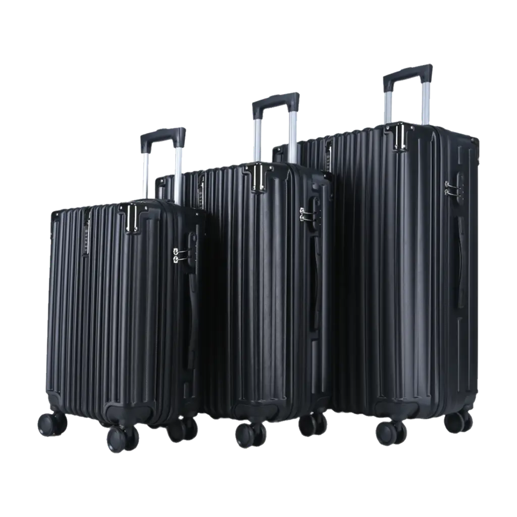 [LVLRTRIOBK] Levelo RoamTrio ABS 3 Set Luggage (_Black).webp